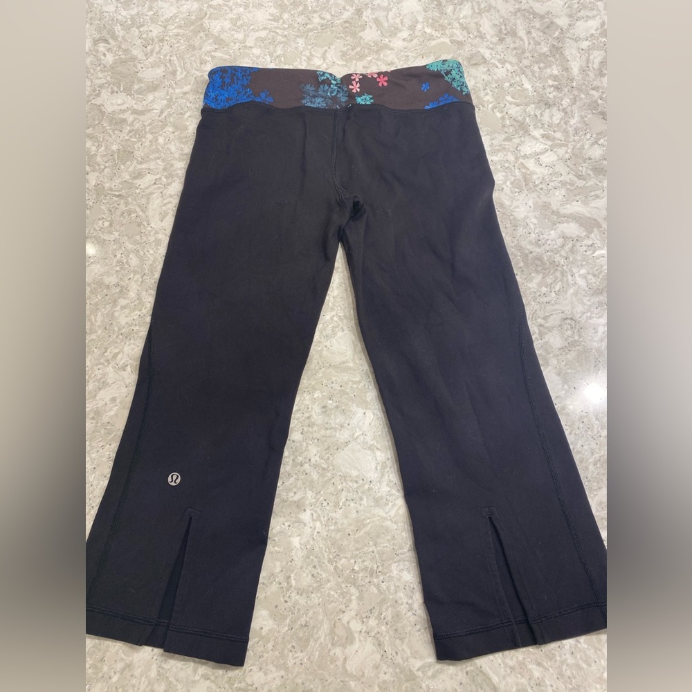 Vintage Lululemon Cropped Add Flare Leggings